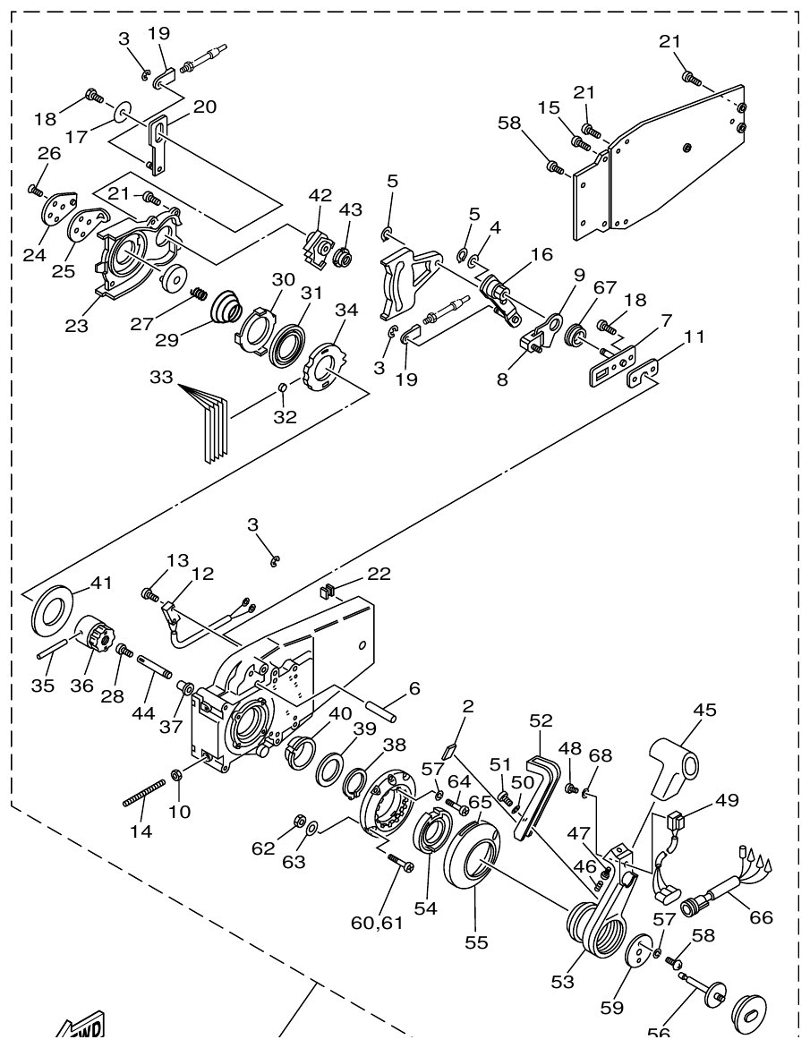 Yamaha DE-DHD6U3 REMOTE CONTROL ASSY 1 parts diagram